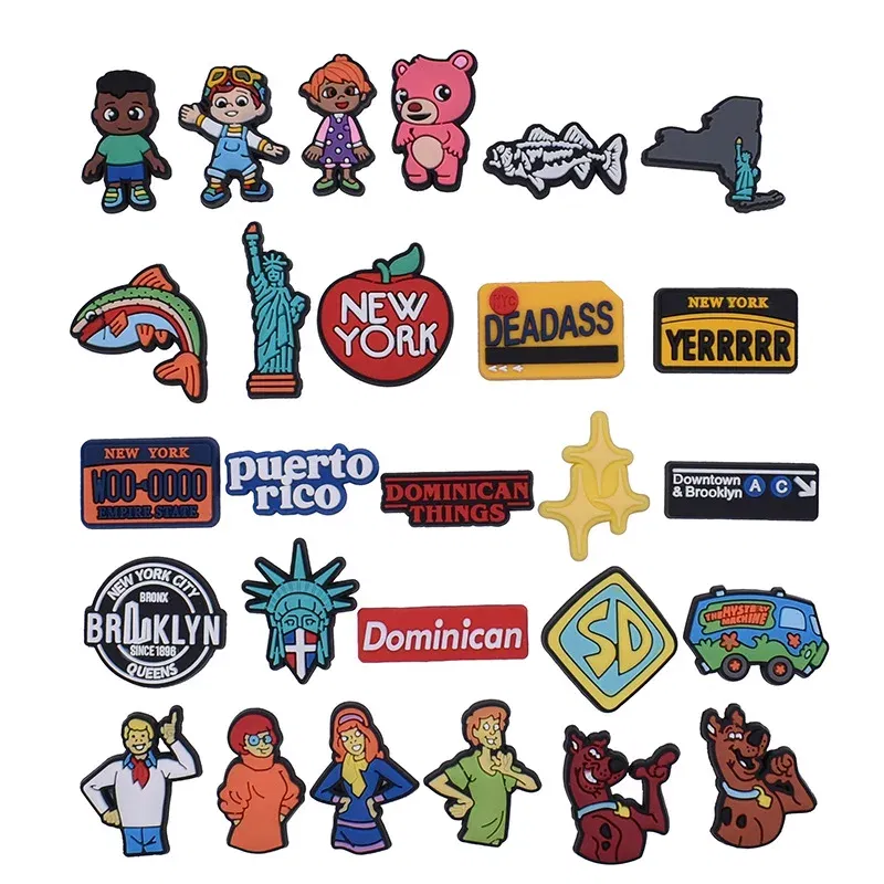 Color: Brown, Ships From: CHINA - Cute Word Shoe Charms Anti Club Rockin Croccin Heart Hella Hyphy Golden State Peace Sad Black Buckle Accessories