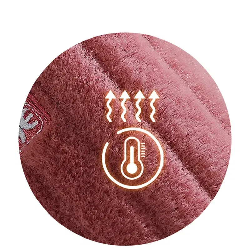 Color: Gold, Shoe Size: 36-37 - New Men Big Size 48 49 Winter Warm Slippers Women Soft Plush Furry Shoes Casual Flats Home Couples Bedroom Anti-Slip Slides