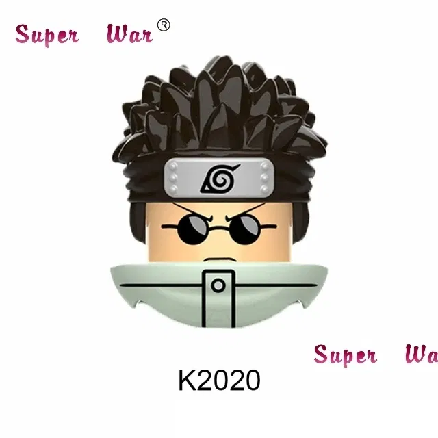 Color: Magenta - Single New Cartoon Action Figures accessories Building Block children WM2081 WM6105 WM6106