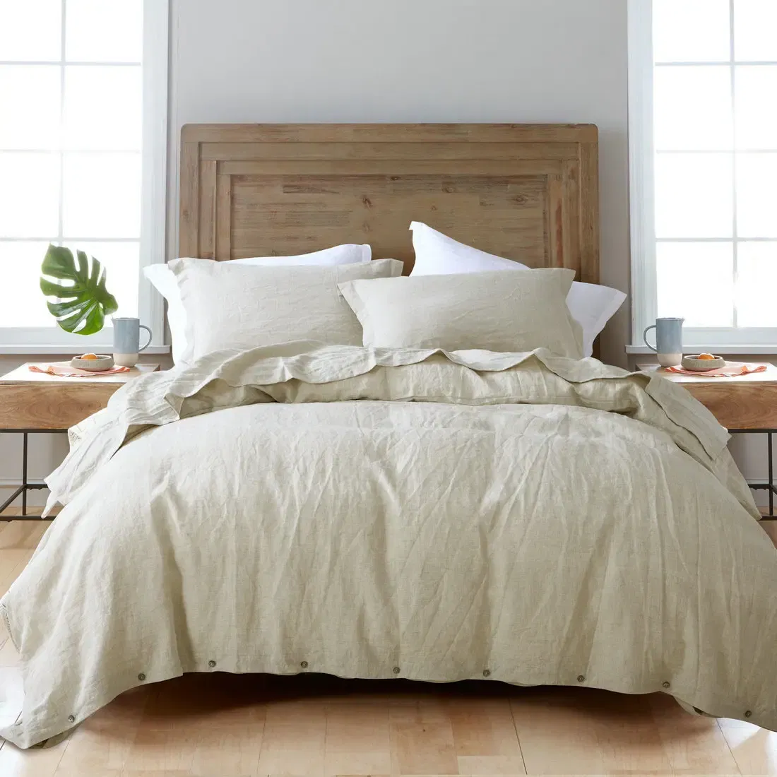 Color: MULTI, Size: 200X230cm - 100% French Linen Natural Duvet Cover Soft Comfortable Quilt Comforter Cover Queen Durable Healthy Home Textiles Bedding