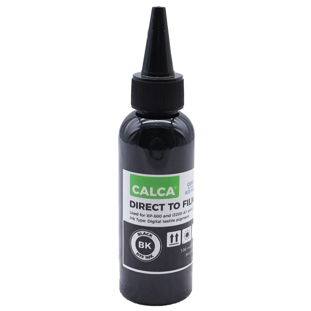 Ships From: United States - CALCA DTF Inks One set (4 x 100ml CYMK + 1 x 500ml W) Direct to Transfer Film Ink for L1800 Printheads DTF Printer US Stock
