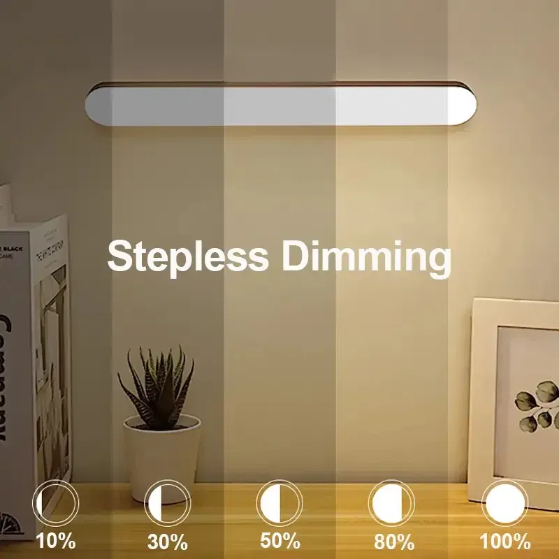 360?° Rotatable Magnetic Vanity Light LED Night Light Portable RechargeableWall Lamp For Bedroom Bedside Lamp Touch Switch