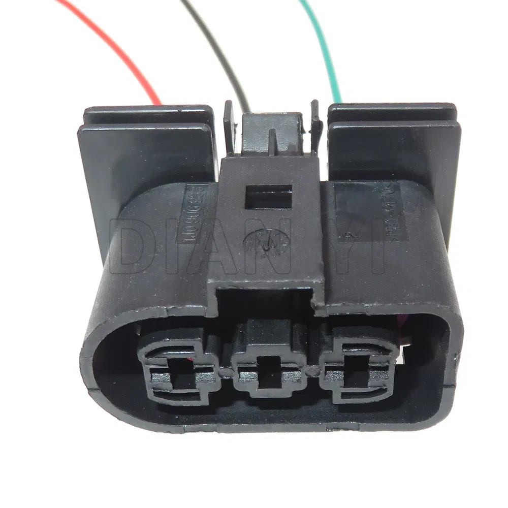 Color: PURPLE - 1 Set 3 Way AC Assembly Auto Radiator Plug For VW 1J0906443 1J0 906 443 1J0 906 233 1J0906233 Car Electronic Fan Cable Socket