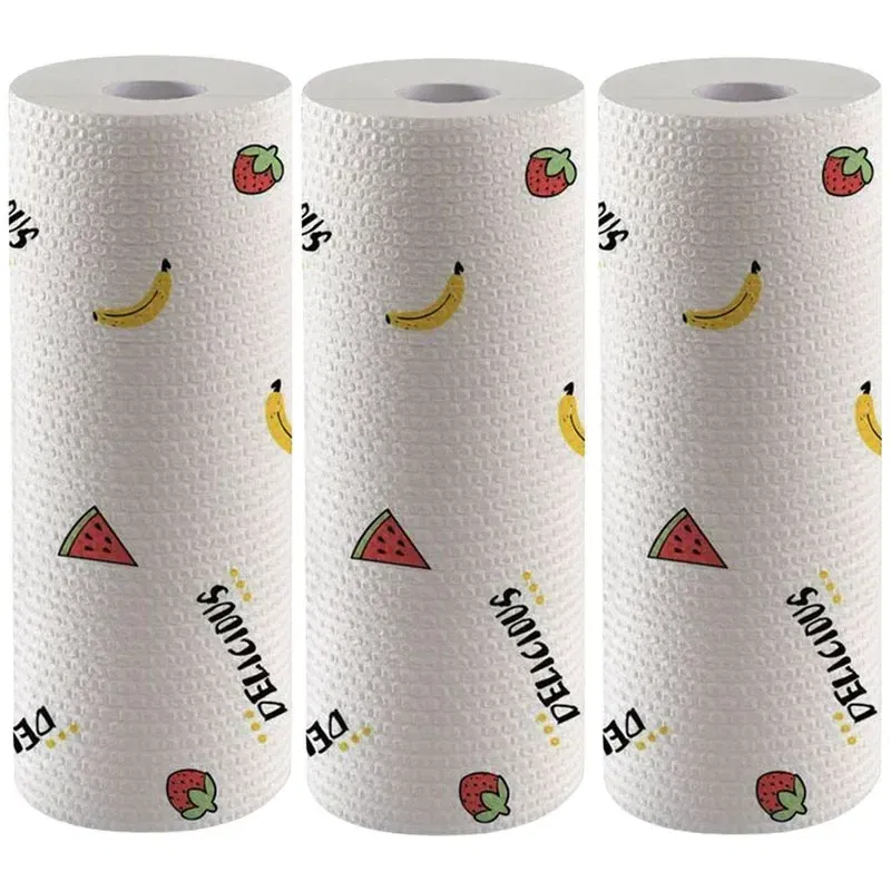 Color: Blue, Specification: 10pcs - 500/50pcs Reusable Kitchen Disposable Rags Non-Woven Cleaning Cloths Washing Dishcloths Rag Cloth Towels Non-stick Scouring Pads