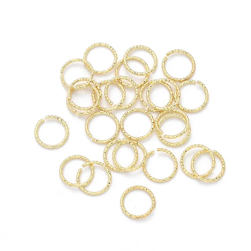 Color: GRAY, Ships From: CHINA - 20pcs 4/6/8/10mm Silver/14K Gold Plated Brass Jump Rings Open Loops for Bracelet Necklace Earring DIY Jewelry Making Findings
