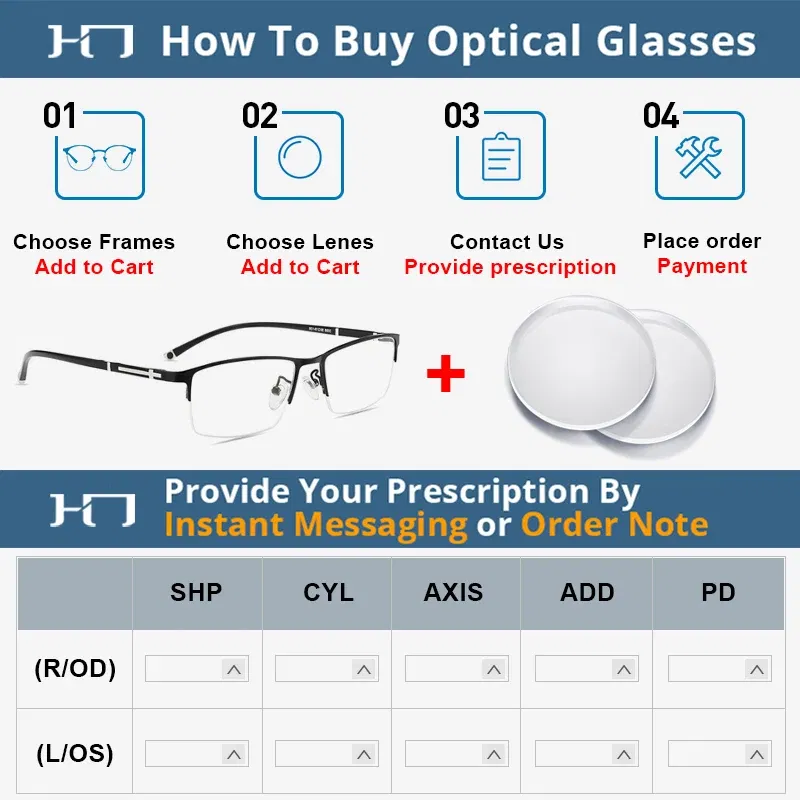 Lenses Color: Blue, Lens Index: 1.61 - CLLOIO Photochromic Anti Blue Light Series Hyperopia Myopia Lens 1.56 1.61 1.67 1.74 Prescription CR-39 Resin Aspheric Lenses