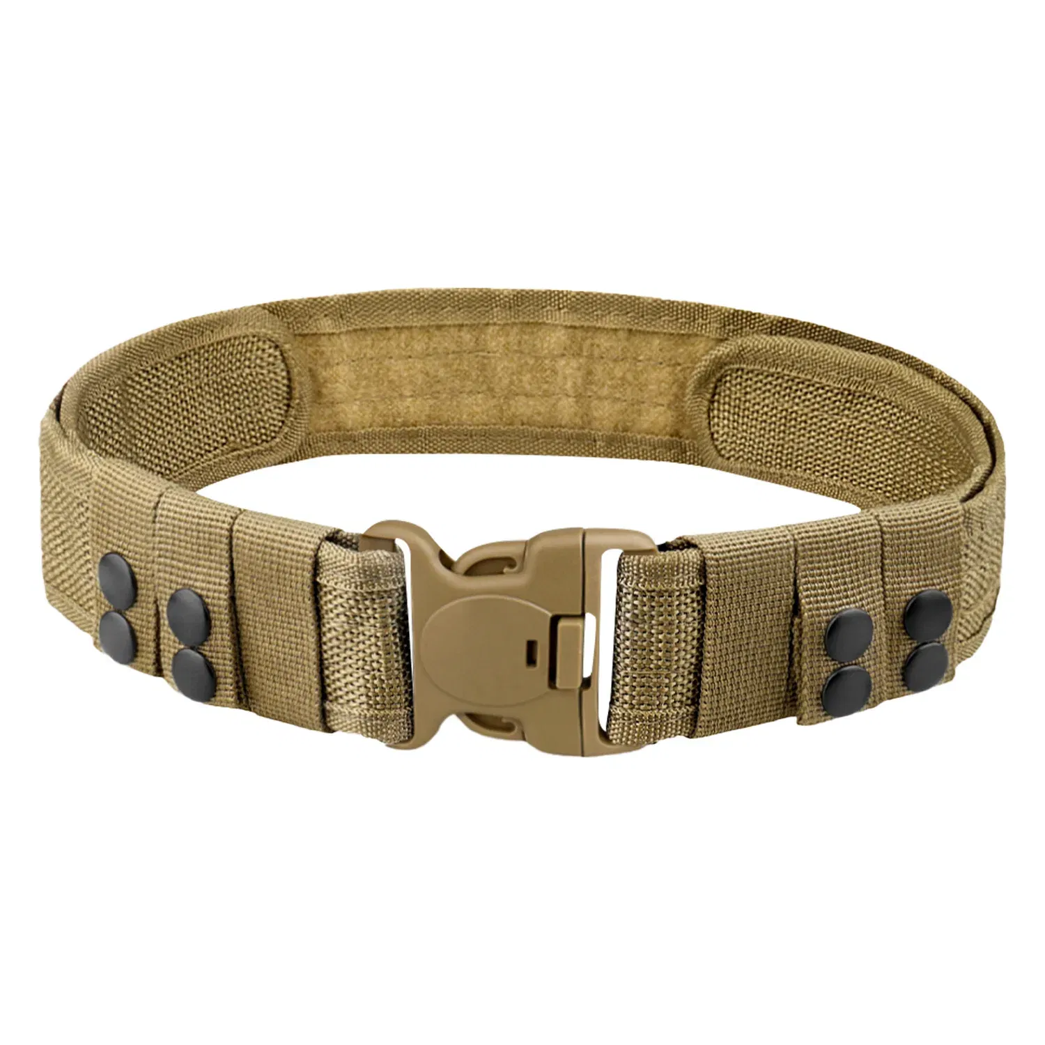 Color: khaki, Belt Length: 130cm - 1pc Quick Release Tactical Belt for Men Fashion Style Combat Belt for Outdoor Activities and Fishing