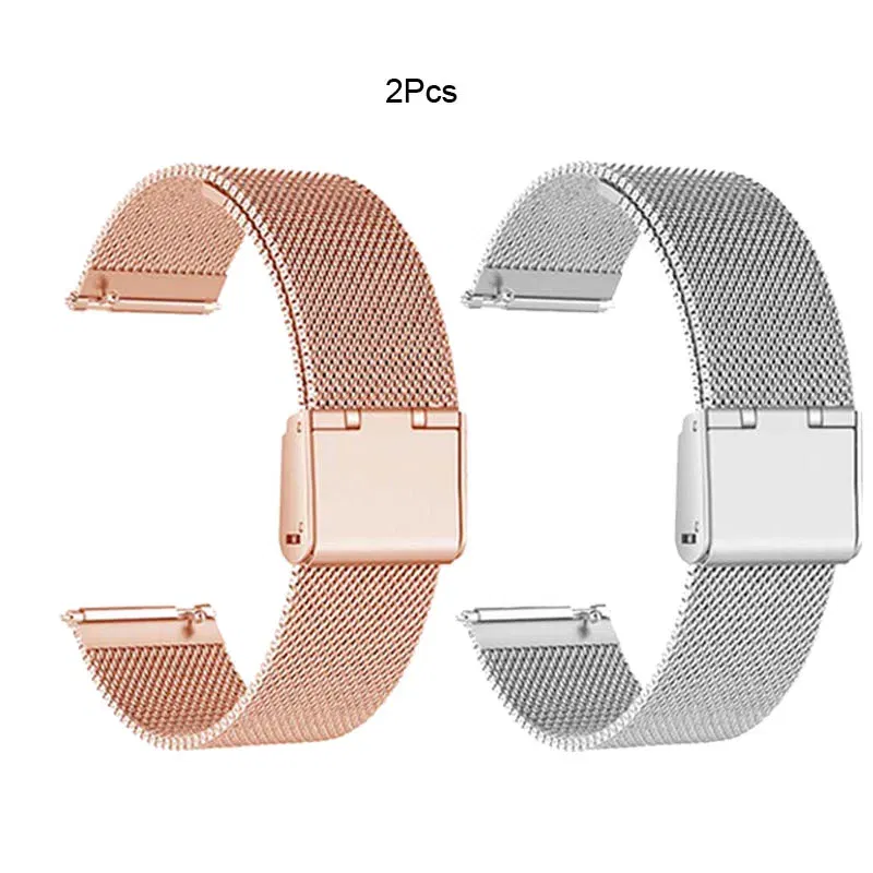 Color: Red, Size: S - Bracelet For Huawei Watch GT 3 Pro 43mm 46mm Stainless Steel Watchband Huawei Watch GT 4 46MM Milanese Metal Bracelet