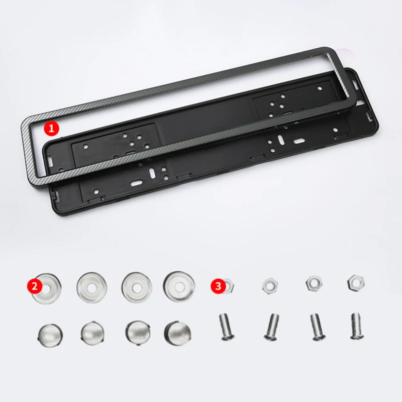 Color: Lavender - Car Universal License Plate Holder Frame