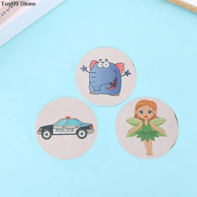 Color: multi - 1Set Color Changing Toilet Sticker Thermochromic Toilet Sticker Urinal Training Waterproof Color Changing Sticker For Kid Potty