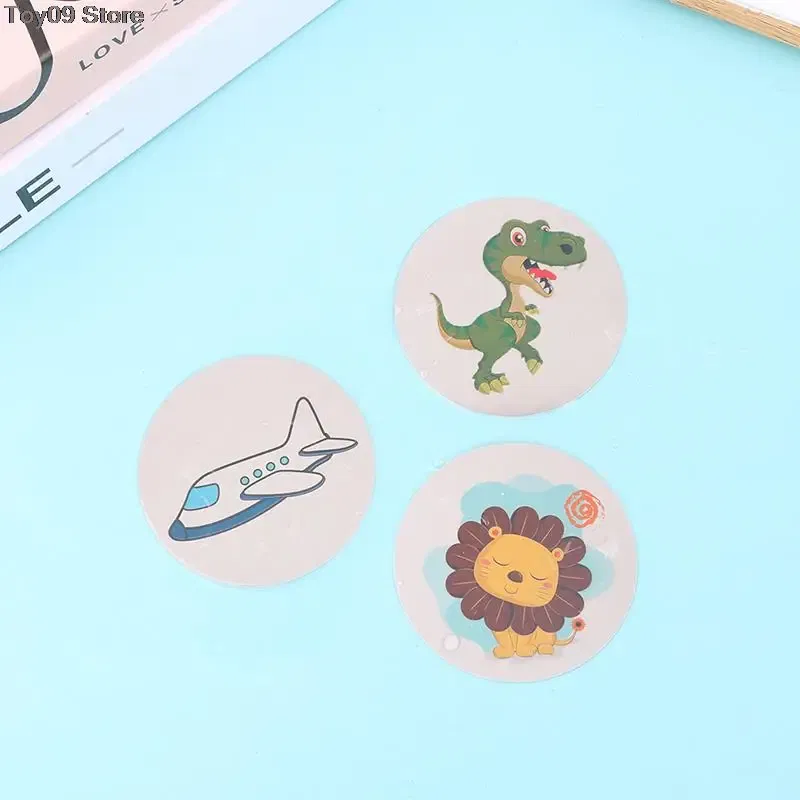 Color: multi - 1Set Color Changing Toilet Sticker Thermochromic Toilet Sticker Urinal Training Waterproof Color Changing Sticker For Kid Potty