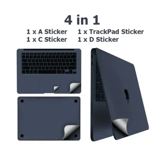 Color: army green, Application Laptop Size: 14Inches 350mm - Body Guard Protective Vinyl Decal Case Cover Skin For Apple Macbook Pro16" A2780 13" 15" A2681 A2779 A2485 Top/Bottom/Palmguard