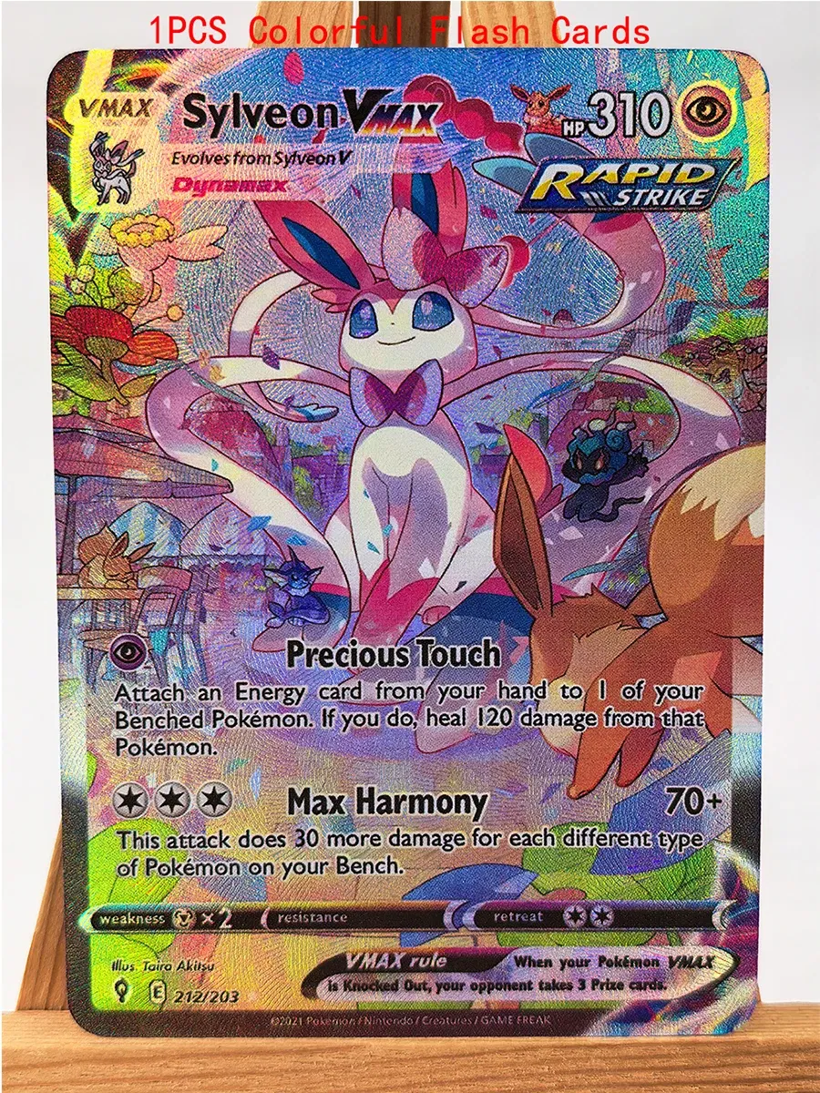 Color: DEEP BLUE - Umbreon Eevee Sylveon Leafeon Glaceon Toys Hobbies Hobby Collectibles Game Collection Anime Cards