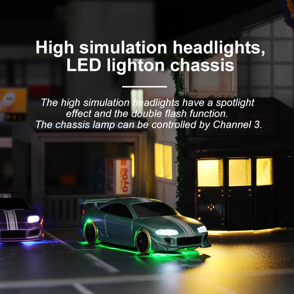 Color: Blue - TURBO RACING C61 C62 C63 C64 C74 1/76 MINI RC Electric Remote Control Model Car Drift Racing Adult Desktop Toys