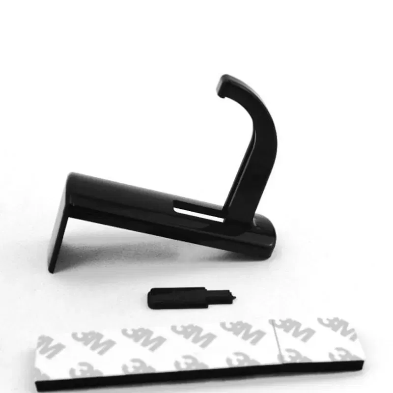 Color: Black - Headphones Accessories Headphone Stand Universal Headphone Headset Hanger Wall Hook PC Monitor Earphone Stand Rack