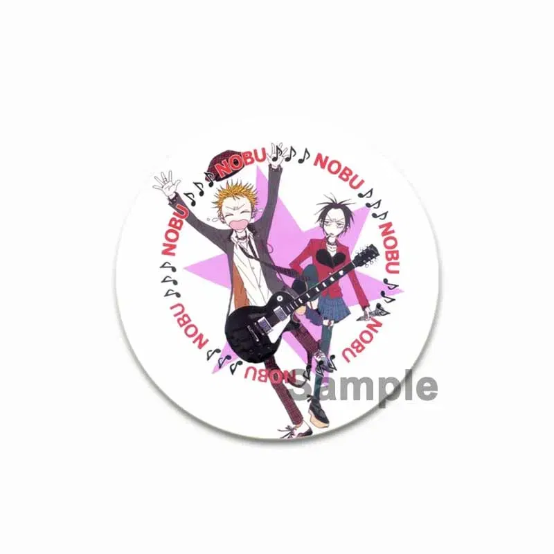 Color: Red, Size: S - 58/44/32MM Anime Cartoon Figure Nana Brooches Cosplay Exquisit Badge for Collar Backpack Hat Accessory Handmade Enamel Pin