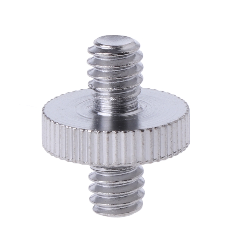 Double-headed 1/ 4" Male Screw Thread Convert Adapter For Camera Tripod Ballhead