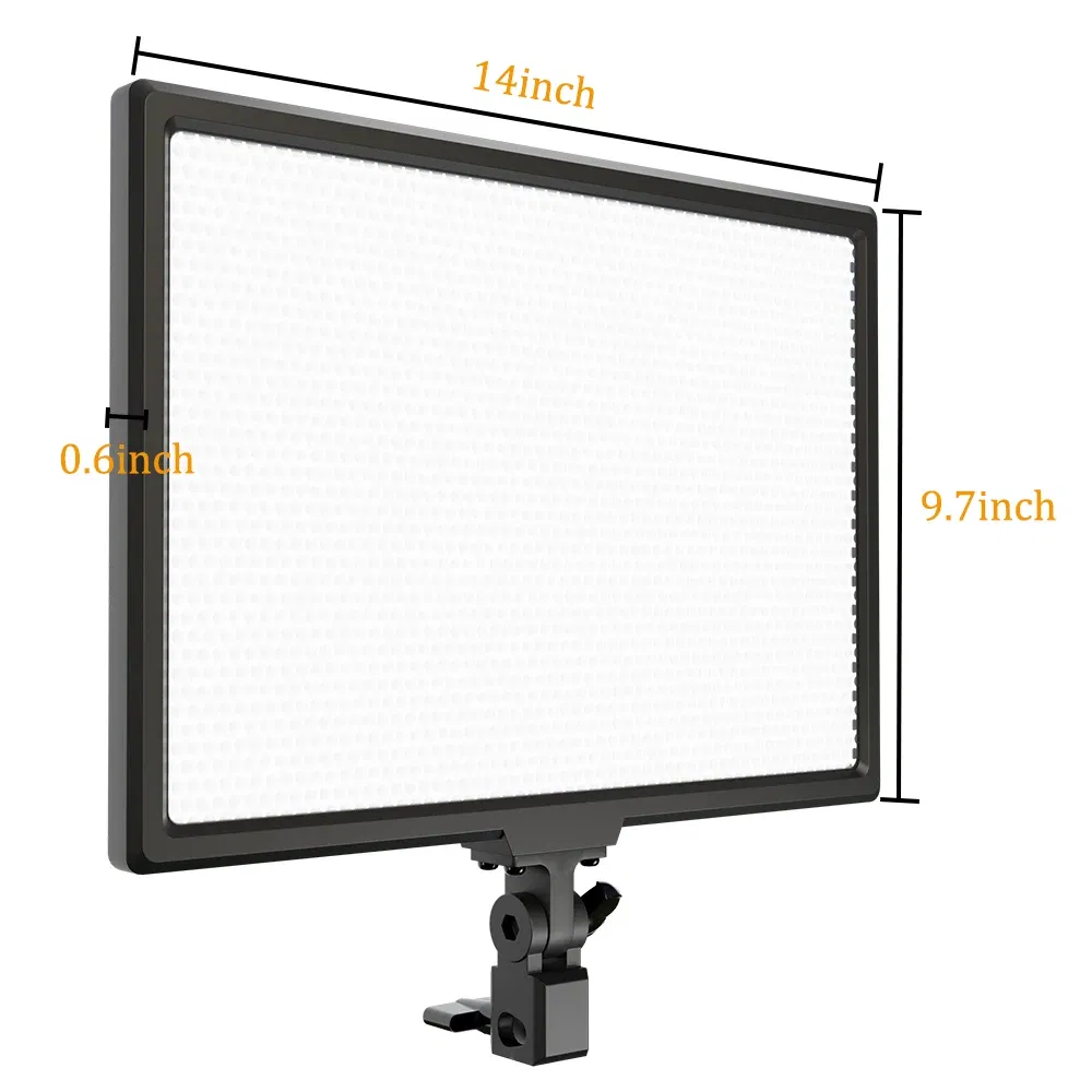 Color: Yellow, Ships From: CHINA - SH 14inch Photography LED Panel Video Light Selfie Dimmable Lighting Photo Studio Live Stream Fill Lamp Three Color With Tripod