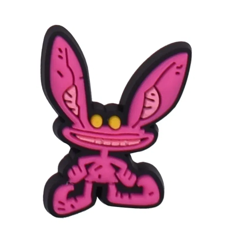 Color: Navy Blue, Ships From: CHINA - Single Sale 1pcs PVC Cartoon Shoe Charm Boy Girl Horse Man Shoe Accessories Clog Decorations for Kids Party X-mas Gift