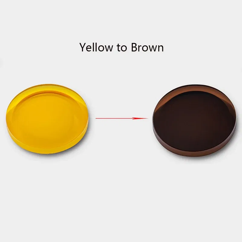 Lenses Color: Red, Lens Index: 1.67 - 2 PCs 1.56 1.61 1.67 Photochromic Polarized Prescription Glasses Lenses Myopia Progressive Sunglasses Lens Anti-reflection/glare