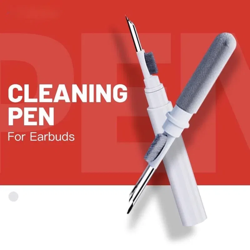Color: WHITE - Bluetooth Earphone Cleaner Kit For Airpods Pro 1 2 3 Earbuds Case Cleaning Pen Brush Tool For Xiaomi Huawei Lenovo Headset