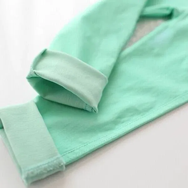 Color: SKY BLUE, Kid Size: 5 - 3-12-year-old girls pencil pants elastic baby Leggings 2024 new slim fit children's Leggings solid color imitation jeans