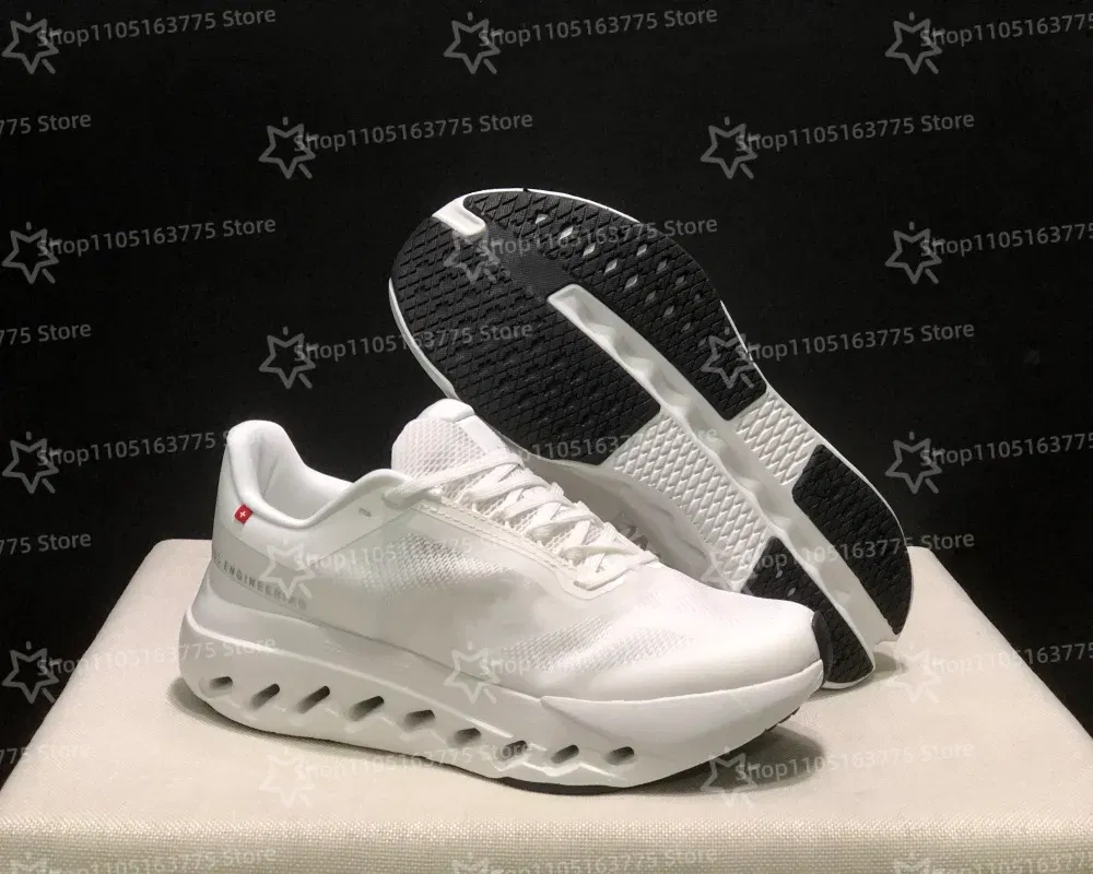 Color: GRAY, Shoe Size: 45 - Hot 2025 NEW Women Men Cloudsurfer-Next Running Shoes Breathable Anti Slip Cushioning Road Run Sport Lifestyle Outdoor Sneakers