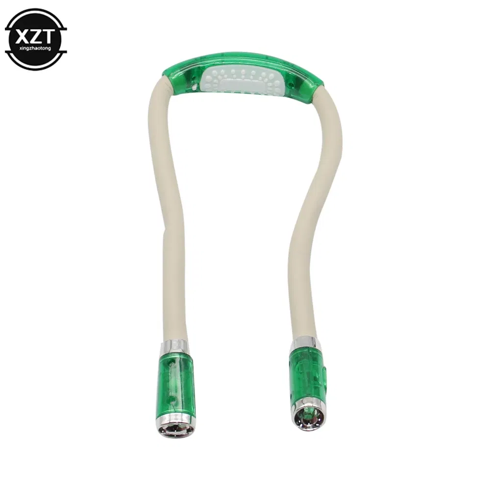 Emitting Color: Pink - Flexible Neck Hug Book Light LED Neck Night Handsfree Led Neck Light Hug Reading Lamp Novelty Led Night Camping Light Flashlight