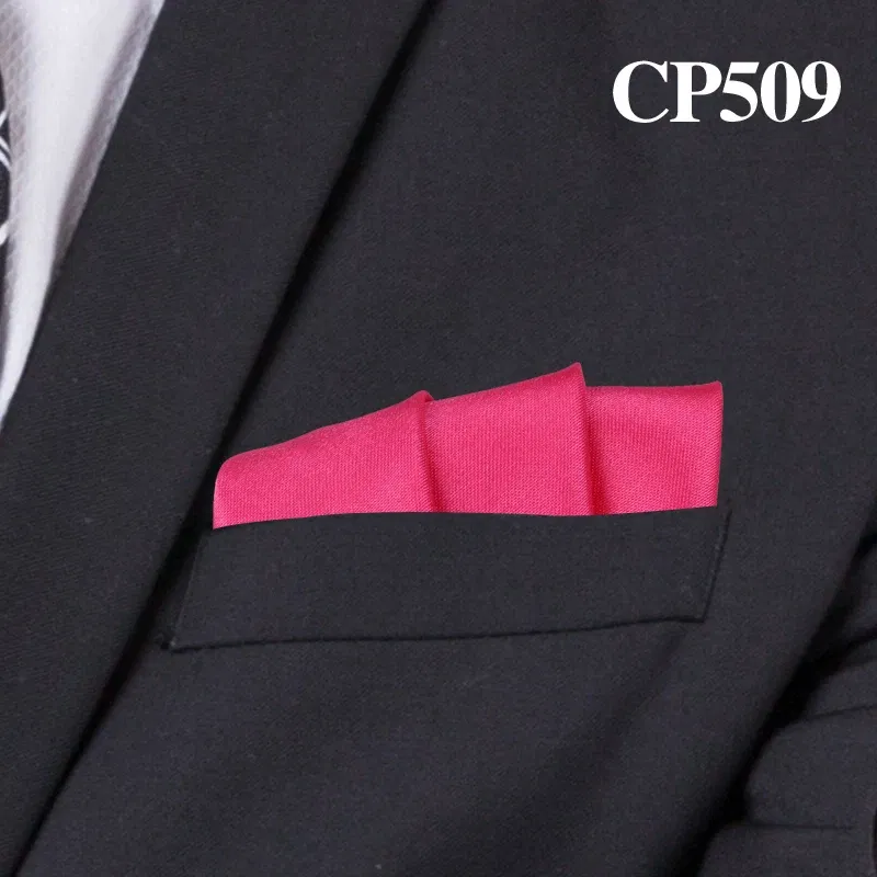 Color: SKY BLUE - Satin Handkerchief For Men Candy Color Mens Suits Pocket Square Business Chest Towel Hanky Suit Napkin Solid Hankies