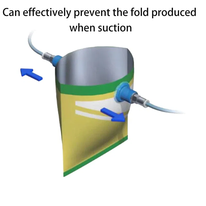 Color: Blue - 1pcs Manipulator Industrial Strong Film Plastic Bag PE Suction Cup Vacuum Nozzle Vacuum Pad F18 F26 F33