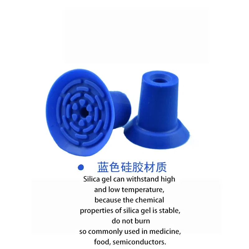 Color: Blue - 1pcs Manipulator Industrial Strong Film Plastic Bag PE Suction Cup Vacuum Nozzle Vacuum Pad F18 F26 F33