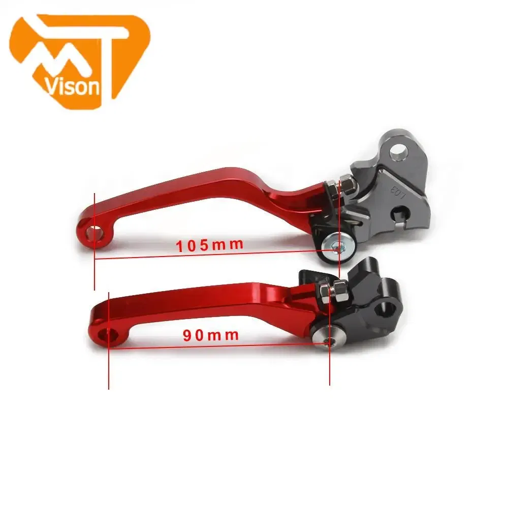 Color: multi - Motorcycle CNC Brake Clutch Lever Handle For HONDA CRF150F CRF230F 2003-2019 CRF250F 2019-2022 CRF 150F 230F 250F
