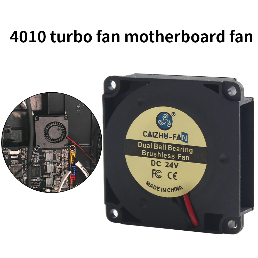 Color: black - 3010/4010/4020/5015/12032 Fan for Flashforge Adventurer 5M Pro Extruder Hotend Fan Rapid Heat Dissipation Cooling Fan For 5M Pro