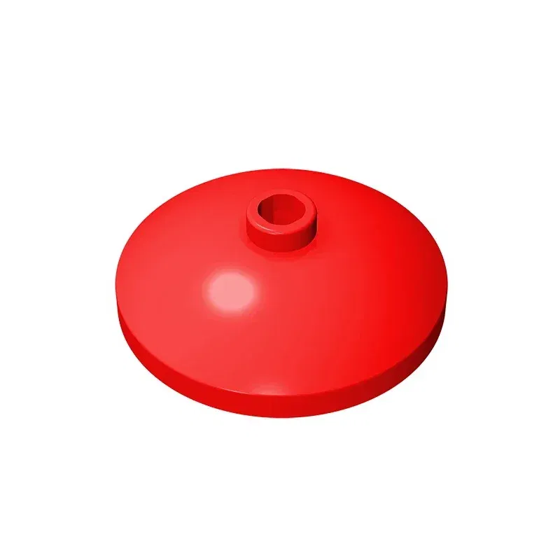 Color: Orange - Gobricks GDS-978 Dish 3 x 3 Inverted (Radar) compatible with lego 43898 35268  DIY Educational Building Blocks Technical