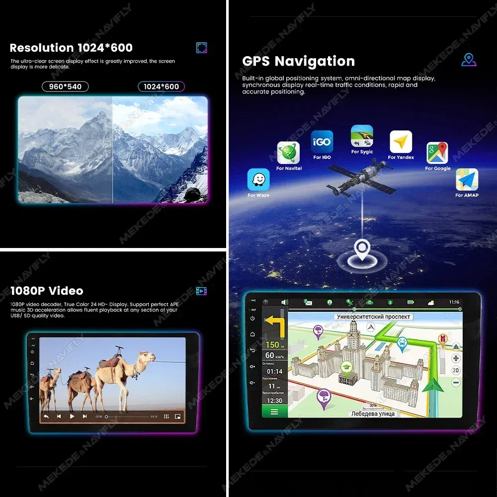 Color: Blue - Autoradio For Mazda 3 II For Mazda3 BL 2010-2012 Android 14 Car Radio Multimedia Player Head Unit Wireless Carplay Android Auto