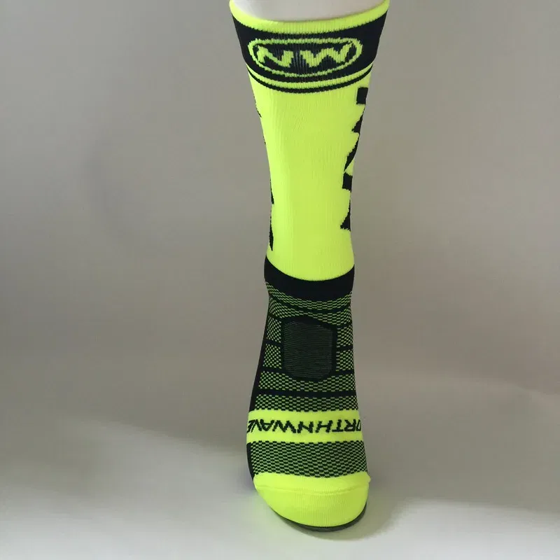 Men Breathable Cycling Socks Non Slip Road Bicycle Socks for Football Soccer Running Basketball Women Sports Bike Socks