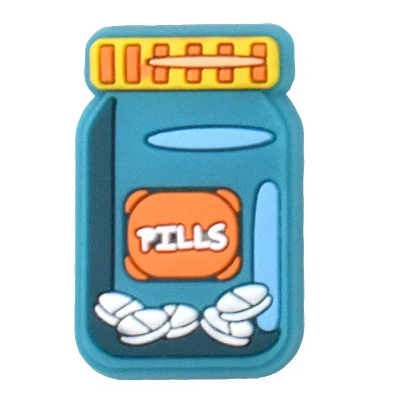 Color: Lotus Color - FASHION shoe Charms Accessories PVC Decoration nurse medical care series For sandals clog accessories Kids Party X-mas Gifts