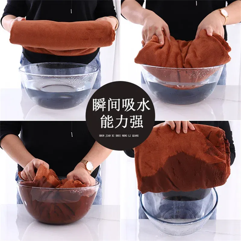 Color: Black, Size: L - super large smooth and soft double-sided quick-drying microfiber bath towel thickened non-linting towel Sports beauty bath towe