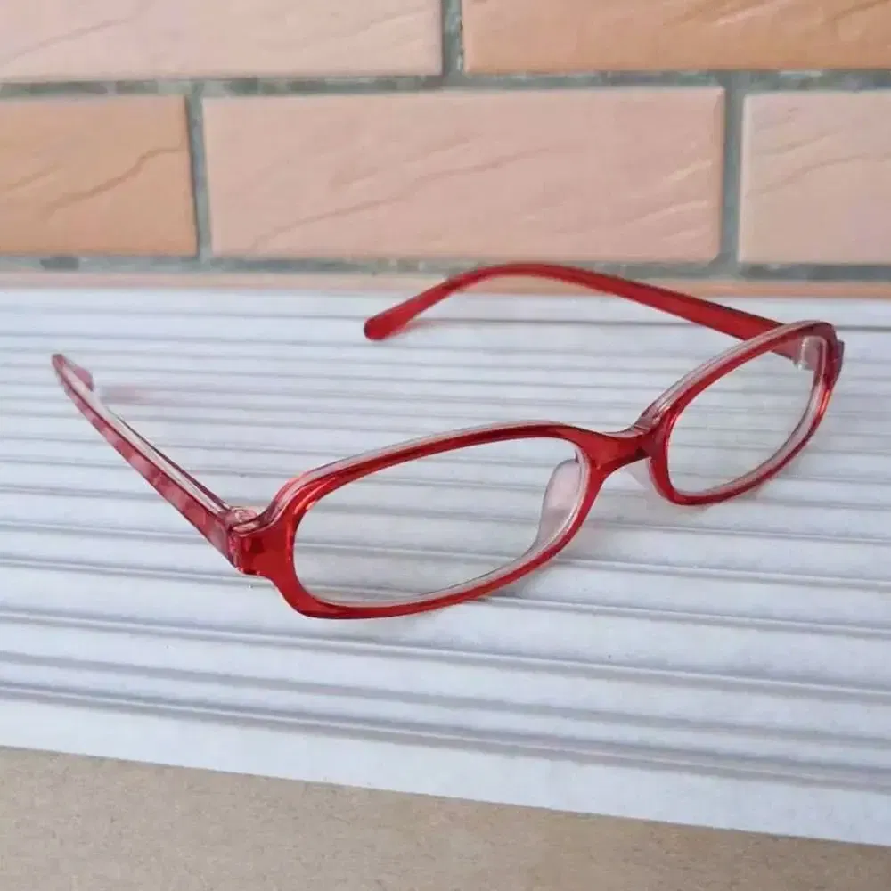 Frame Color: Red - Y2K Women Retro Small Square Frame Glasses Ultralight Decorative Eyewear Eye Protection Computer Eyeglasses