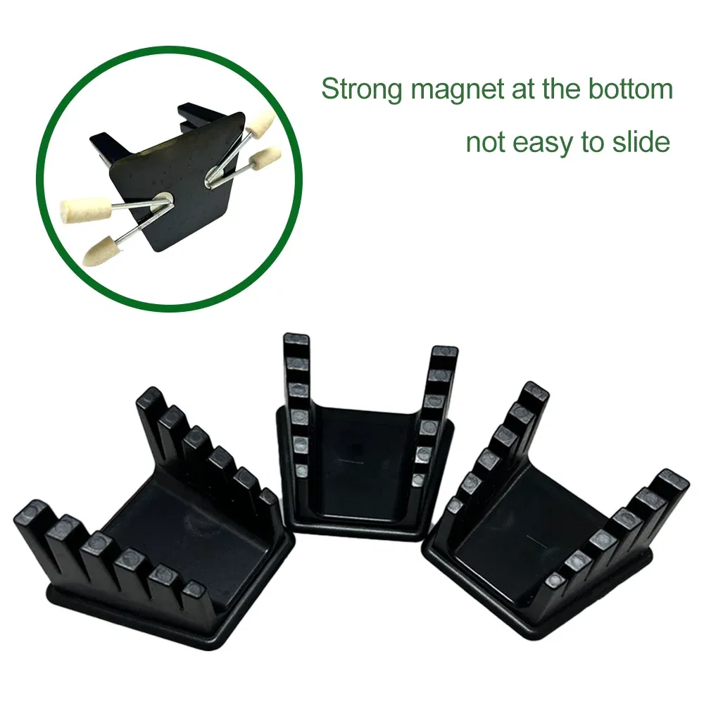 Color: black - New 3D Printer Parts ABS Welding Wire Fixture with Two Large Suction Magnets Bracket Welding Clamp For Motherboard Soldering