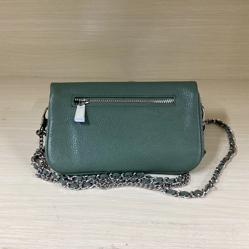Color: light green, Size: S, Ships From: CHINA - Women's Handbag Casual Simple and Fashionable Baidu Women's Genuine Leather Shoulder Crossbody Bag Mobile report