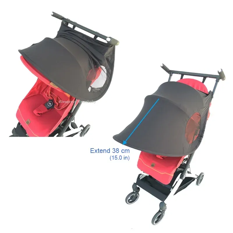 COLU KID?® Baby Stroller Accessories Sun shade Sun Visor Extend Canopy Cover for Cybex Libelle and gb POCKIT+ All City