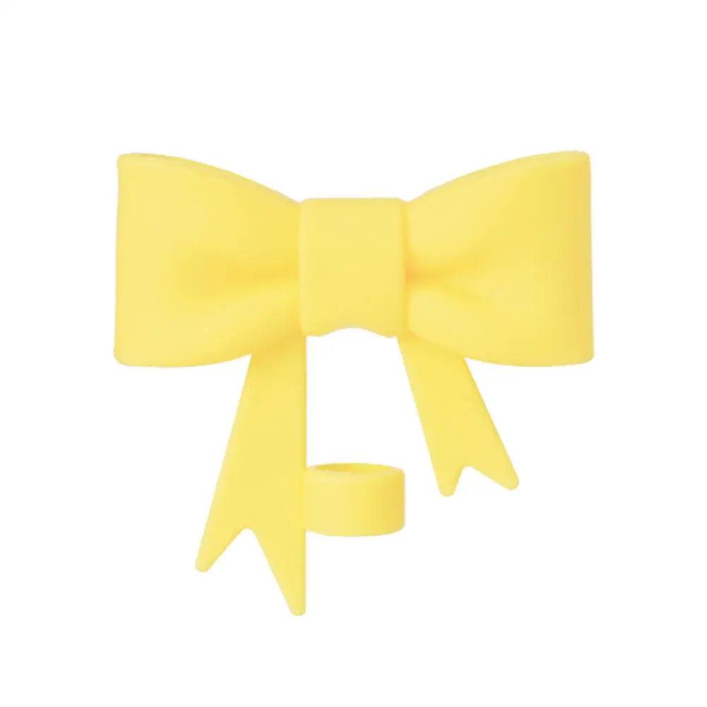 Color: Champagne, Ships From: CN - Bow Straw Cap Covers Toppers Silicone Accessories For Stanley Cups 30&40 Oz Tumbler And With 1pc Protective Boot ?»?