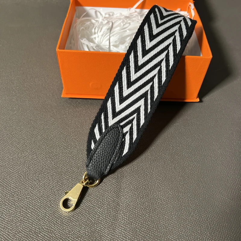 Color: PURPLE, Size: 3/8" - Hand-Sewn Leather Woven Canvas Shoulder Strap 5cm Wide Wax Line Herbag Evelyn Replacement Bag Accessory