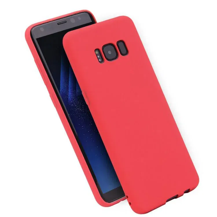 Color: Pink, Material: Artificial Leather - Case For Samsung Galaxy S8 S9 S10 S20 Ultra A6 A7 A8 A9 2018 S20 Plus A10 A20 A30 A50 A70 Matte Silicone Soft TPU Cover case