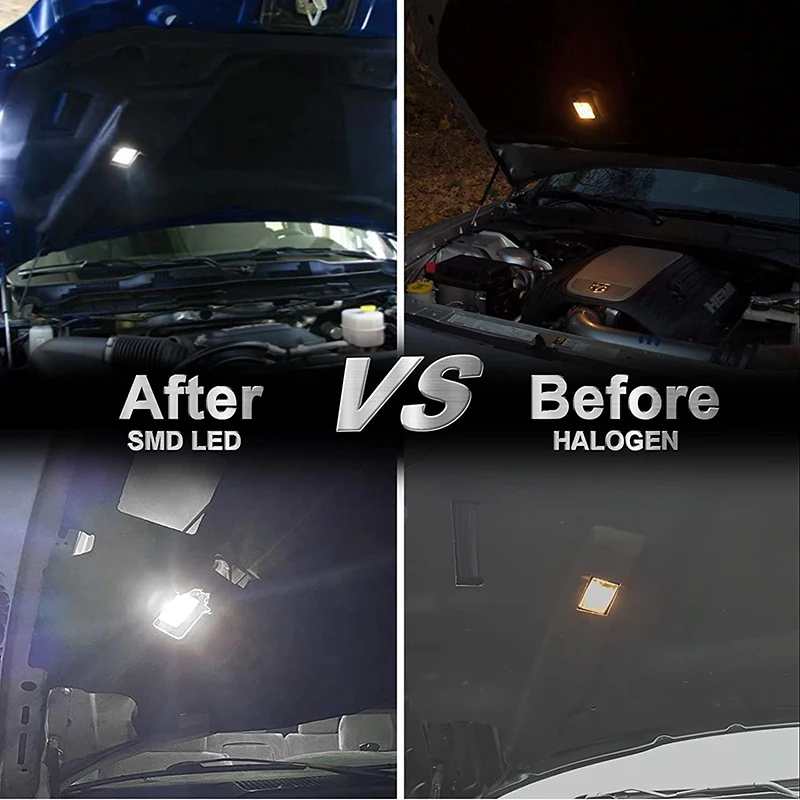 Emitting Color: DEEP BLUE, Ships From: CHINA, Color Temperature: 6000K - 1Pcs For Dodge Ram 1500 2500 3500 LED Underhood Lihgts Hood Courtesy Lamps For Charger Jeep Cherokee Wrangler Chrysler Plymouth