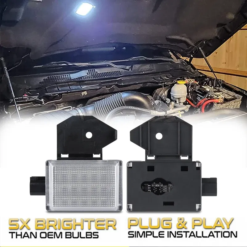 Emitting Color: DEEP BLUE, Ships From: CHINA, Color Temperature: 6000K - 1Pcs For Dodge Ram 1500 2500 3500 LED Underhood Lihgts Hood Courtesy Lamps For Charger Jeep Cherokee Wrangler Chrysler Plymouth