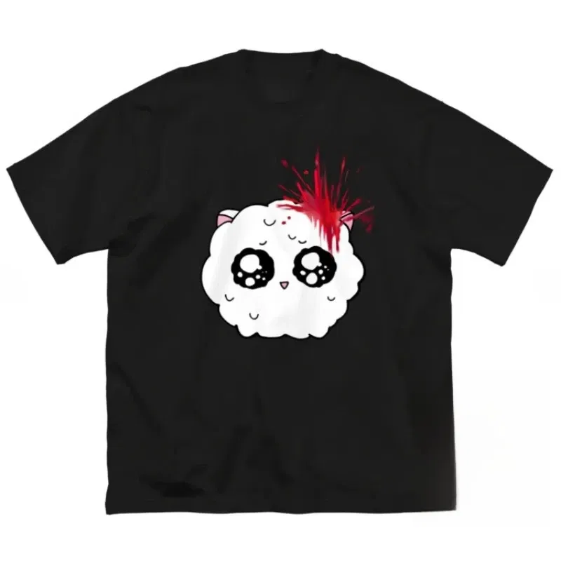 Popular trendy men's and women's short-sleeved music T-shirts with explosive pop mines. Solid color, breathable and fashionable