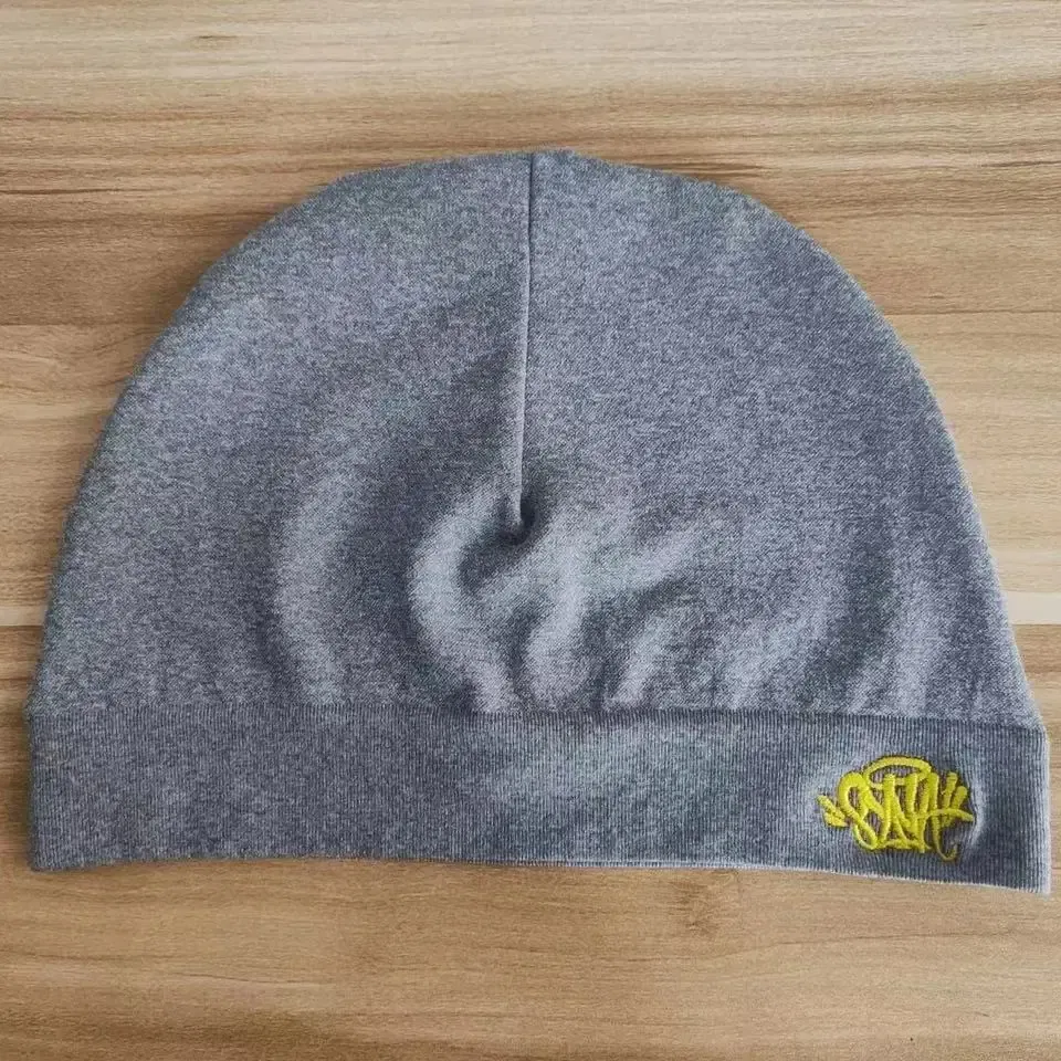 Color: WHITE, Size: XS - SynaWorld Skull Beanie 2024 New Knitting Syna Beanie Hat Men Women Paragraph Quality Cap Y2k Warm Beanies Syna Running Cap