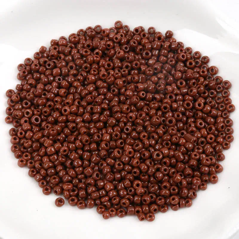 Color: green, Item Diameter: 2mm - 150-1000pcs 2/3/4mm Charm Czech Glass Seed Beads DIY Bracelet Necklace Beads For Jewelry Making DIY Earring Necklace